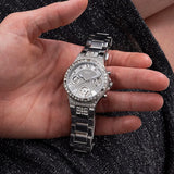 Michael Kors Camille Multifunction Crystals Silver Dial Silver Steel Strap Watch for Women - MK6957 Authentic Buy Shop Now