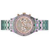 Guess Heiress Multifunction Diamonds Purple Dial Purple Steel Strap Watch for Women - GW0440L3 Authentic Buy Shop Now