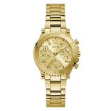 Guess Cosmic Chronograph Gold Dial Gold Steel Strap Watch for Women - GW0465L1 Authentic Buy Shop Now