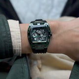 Guess Phoenix Analog Black Dial Black Silicone Strap Watch For Men- GW0499G7 Authentic Buy Shop Now
