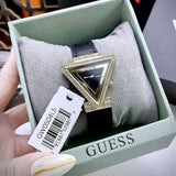 Guess Fame Quartz Black Dial Black Leather Strap Watch For Women - GW0504L5 Authentic Buy Shop Now