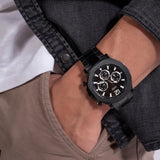 Guess Edge Chronograph Black Dial Black Steel Strap Watch For Men - GW0539G3 Authentic Buy Shop Now