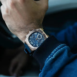 Guess Headline Multifunction Quartz Blue Dial Blue Silicone Strap Watch For Men - GW0571G2 Authentic Buy Shop Now