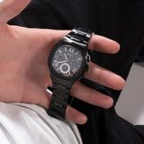 Guess Headliner Multifunction Black Dial Black Steel Strap Watch For Men - GW0572G3 Authentic Buy Shop Now