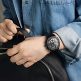 Guess Headliner Multifunction Black Dial Black Steel Strap Watch For Men - GW0572G3 Authentic Buy Shop Now
