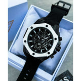 Guess Formula Chronograph Black Dial Black Silicone Strap Watch For Men - GW0579G1 Authentic Buy Shop Now