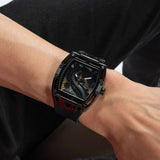 Guess Legend Analog Black Dial Black Rubber Strap Watch For Men - GW0648G1 Authentic Buy Shop Now