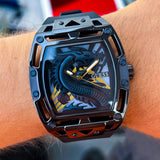 Guess Legend Analog Black Dial Black Rubber Strap Watch For Men - GW0648G1 Authentic Buy Shop Now