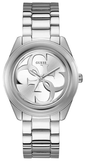 Guess G-Twist Silver Dial Silver Steel Strap Watch for Women - W1082L1 Authentic Buy Shop Now