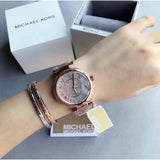 Michael Kors Skylar Rose Gold Dial Rose Gold Steel Strap Watch for Women - MK5868 Authentic Buy Shop Now