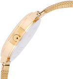 Guess Chiffon Gold Dial Gold Mesh Bracelet Watch For Women - W1083L2 Authentic Buy Shop Now
