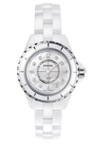 Chanel J12 Diamonds Quartz Mother of Pearl White Dial White Steel Strap Watch for Women - J12 H2570 Authentic Buy Shop Now