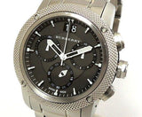 Burberry Utilitarian Chronograph Black Dial Silver Steel Strap Watch For Men - BU9800 Authentic Buy Shop Now