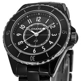 Chanel J12 Quartz Black Dial Black Steel Strap Watch for Women - J12 H5695 Authentic Buy Shop Now