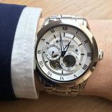Bulova BVA Series Dual Aperture Silver Dial Silver Steel Strap Watch for Men - 96A118 Authentic Buy Shop Now