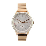 Tommy Hilfiger Brooke Silver Dial Rose Gold Steel Strap Watch for Women - 1782021 Authentic Buy Shop Now