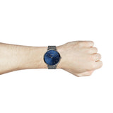 Hugo Boss Horizon Blue Dial Black Mesh Bracelet Watch for Men - 1513734 Authentic Buy Shop Now