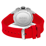 Hugo Boss Volane Black Dial Red Rubber Strap Watch for Men - 1513959 Authentic Buy Shop Now
