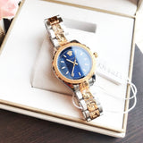 Versace Hellenyium Blue Dial Two Tone Steel Strap Watch for Women - V12060017 Authentic Buy Shop Now