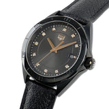 Tag Heuer Formula 1 Quartz Diamonds Black Dial Black Leather Strap Watch for Women - WBJ1317.FC8230 Authentic Buy Shop Now