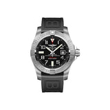 Breitling Avenger II Seawolf Stainless Steel 45mm Black Rubber Strap Mens Watch - A1733110/BC31/153S Authentic Buy Shop Now