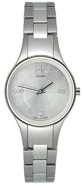 Calvin Klein Simplicity Silver Dial Silver Steel Strap Watch for Women - K4323120 Authentic Buy Shop Now