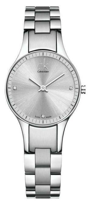 Calvin Klein Simplicity Silver Dial Silver Steel Strap Watch for Women - K4323141 Authentic Buy Shop Now