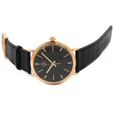 Calvin Klein Surround Black Dial Black Leather Strap Watch for Men - K3W216C1 Authentic Buy Shop Now