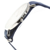 Daniel Wellington Classic Bayswater White Dial Blue NATO Strap Watch For Men - DW00100276 Authentic Buy Shop Now