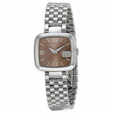 Gucci G-Gucci Brown Dial Silver Steel Strap Watch For Women - YA125413 Authentic Buy Shop Now