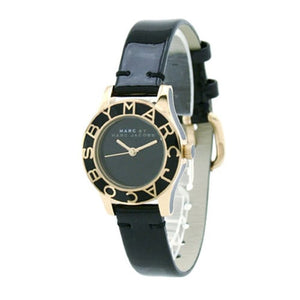 Marc Jacobs Blade Black Dial Black Leather Strap Watch for Women - MBM1159 Authentic Buy Shop Now