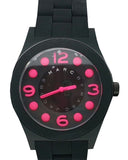 Marc Jacobs Pelly Black Dial Black Silicone Strap Watch for Women - MBM2529 Authentic Buy Shop Now
