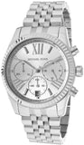 Michael Kors Lexington Silver Dial Silver Steel Strap Watch for Women - MK5555 Authentic Buy Shop Now