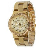 Michael Kors Dylan Quartz Gold Dial Gold Steel Strap Watch For Women - MK5861 Authentic Buy Shop Now