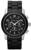 Michael Kors Runway Black Dial Black Rubber Strap Watch for Men - MK8107 Authentic Buy Shop Now