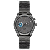 Tommy Hilfiger Deacon Multifunction Black Dial Black Mesh Bracelet Watch for Men - 1791546 Authentic Buy Shop Now