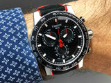 Tissot Supersport Vuelta Special Edition Chrono Black Dial Black Nylon Strap Watch for Men - T125.617.17.051.01 Authentic Buy Shop Now