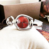 Gucci Horsebit Quartz Red Dial Silver Steel Strap Watch For Women - YA139502 Authentic Buy Shop Now