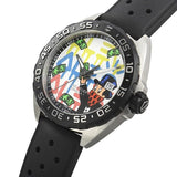 Tag Heuer Formula 1 Alec Monopoly Special Edition Black Rubber Strap Watch for Men - WAZ1119.FT8023 Authentic Buy Shop Now