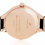 Swarovski Lovely Crystals Analog Black Dial Black Leather Strap Watch for Women - 5301877 Authentic Buy Shop Now