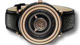Versace V-Metal Icon Black Dial Black Leather Strap Watch For Men - VQL030015 Authentic Buy Shop Now