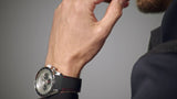 Hugo Boss Casual Chronograph Silver Dial Black Leather Strap Watch For Men - HB1512880 Authentic Buy Shop Now