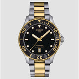 Tissot Seastar 1000 Black Dial Two Tone Steel Strap Watch For Men - T120.410.22.051.00 Authentic Buy Shop Now