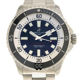 Breitling Superocean Automatic 44mm Blue Dial Silver Steel Strap Watch for Men - A17376211C1A1 Authentic Buy Shop Now