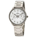 Fossil Tailor White Dial Silver Steel Strap Watch for Women - ES4262 Authentic Buy Shop Now