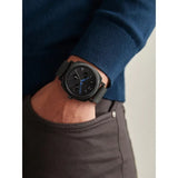 Fossil Machine Chronograph Black Dial Black Leather Strap Watch for Men - FS5361 Authentic Buy Shop Now