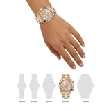 Guess Eclipse Rose Gold Dial Rose Gold Steel Strap Watch for Women - GW0314L3 Authentic Buy Shop Now
