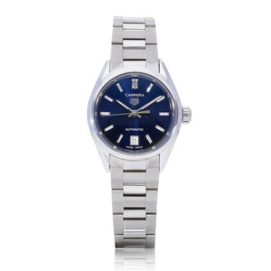 Tag Heuer Carrera Blue Dial Silver Steel Strap Watch for Women - WBN2411.BA0621 Authentic Buy Shop Now