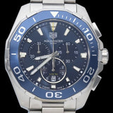 Tag Heuer Aquaracer Blue Dial Watch for Men - CAY111B.BA0927 Authentic Buy Shop Now