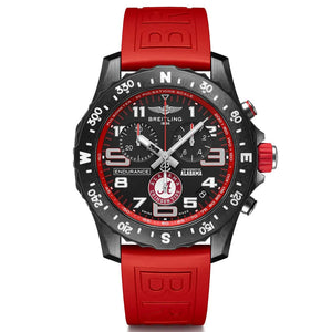 Breitling Endurance Pro The University of Alabama Black Dial Red Rubber Strap Watch for Men - X823102C1B1S1 Authentic Buy Shop Now